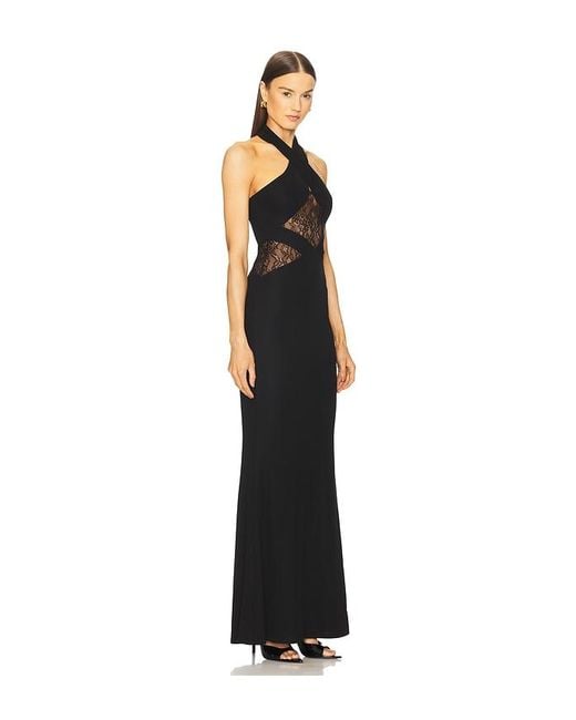 Michael Costello Black X Revolve Calithea Gown