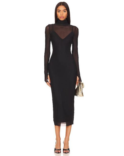 Shailene puff top sleeve dress