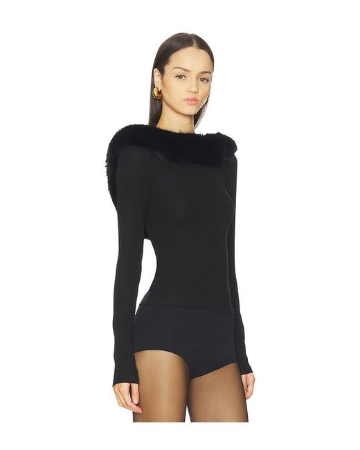 MAJORELLE Black Dolores Top