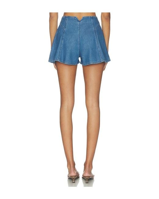 PAIGE Blue Joelle Short