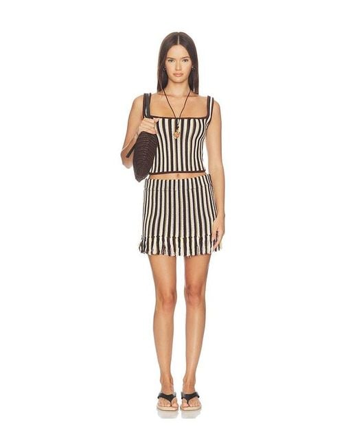 Amanda Uprichard Black Jolie Top