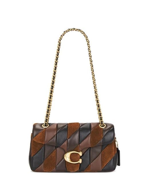 COACH White Patchwork Tabby Shoulder Bag 26