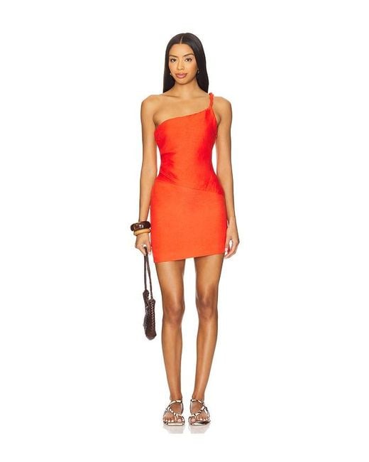 bec and bridge orange dress Bec + Bridge Sabrina Mini Dress