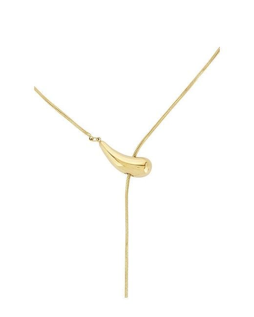 Lovers + Friends Metallic Posie Necklace