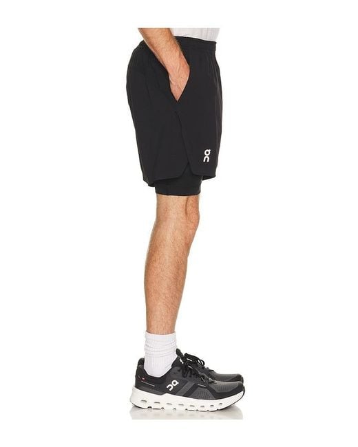 On Shoes Blue Train 2-In-1 Shorts for men
