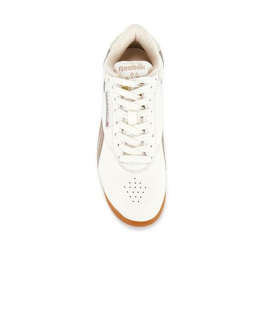 Reebok White Freestyle Low Sneaker