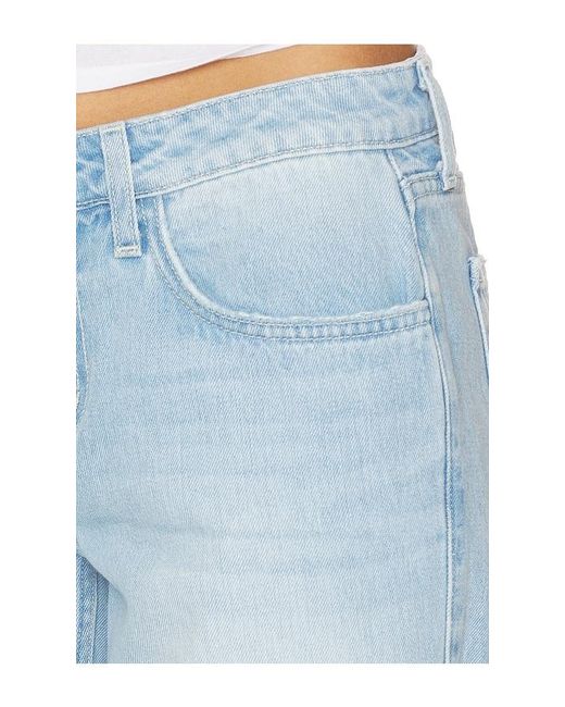 L'Agence Blue Nevia Low Rise Slouch Straight Jean