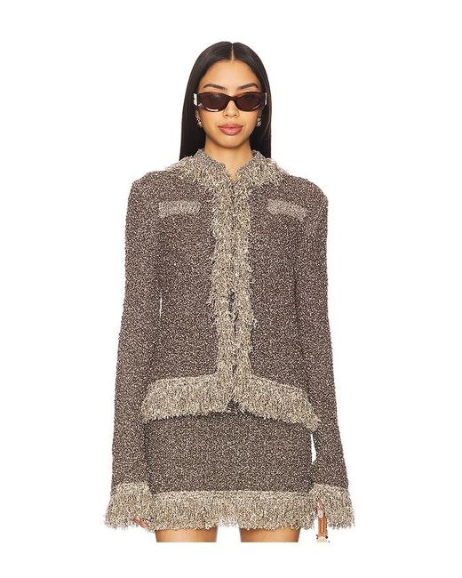 Asta Resort Brown Fransenjacke Bianca