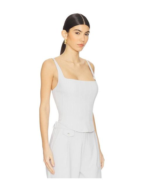 Kimberly Taylor White Juliette Bustier