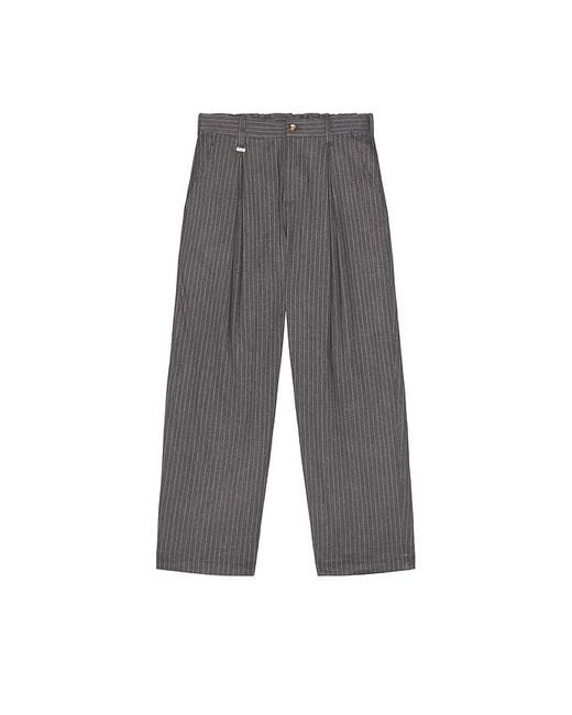 METALWOOD STUDIO Gray Elastic Waist Baggy Pant for men