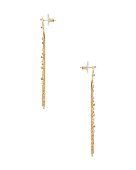 BaubleBar White Elektra Earrings