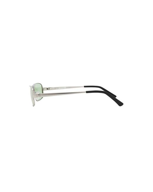 BRU Eyewear Green Aitken Rectangle Sunglasses for men