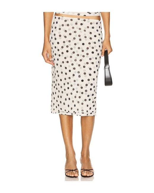 LPA White Carla Skirt