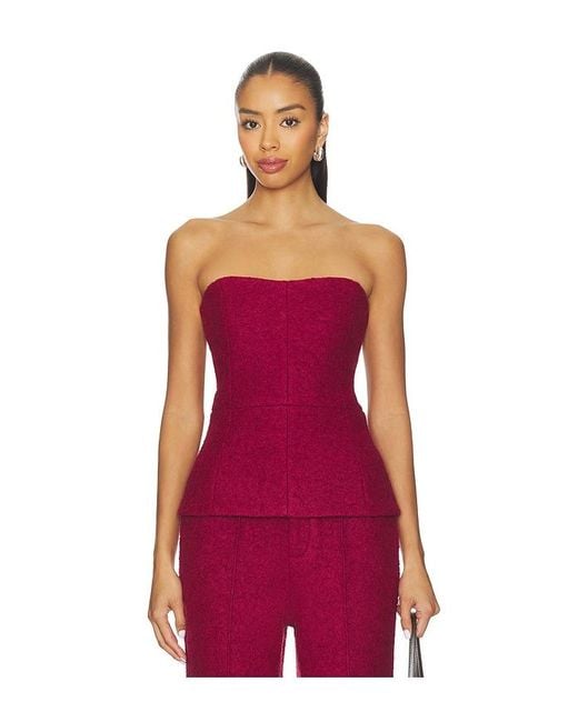 bubish Red Gracie Boucle Bodice