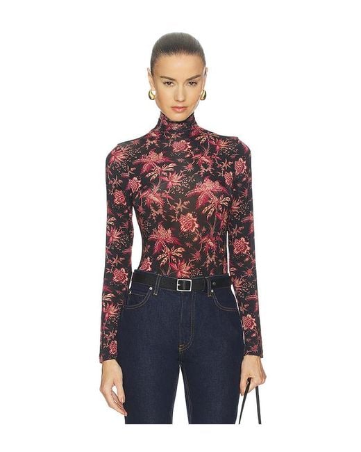 Ulla Johnson Red Oberteil Aurelia