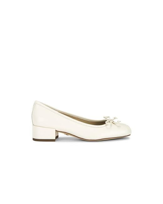 Sam Edelman White Rosa Flat