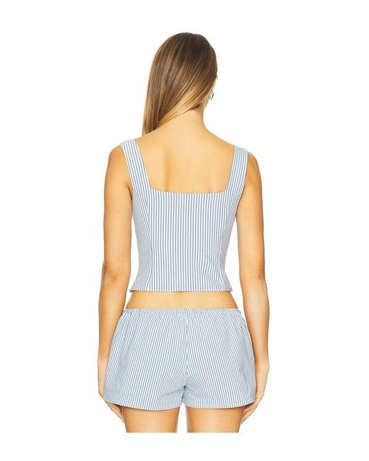 Montce White Mandy Tank Top