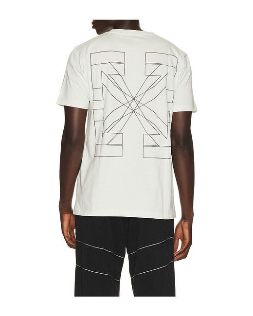 Off-White c/o Virgil Abloh White Double Arrow Slim Tee for men
