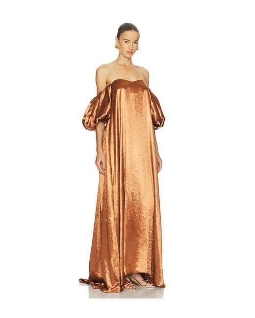 Caroline Constas Multicolor Palmer Gown