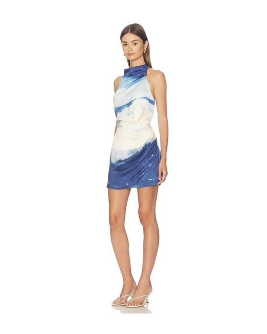 Curaae by Elliatt Blue Eska Halter Mini Dress