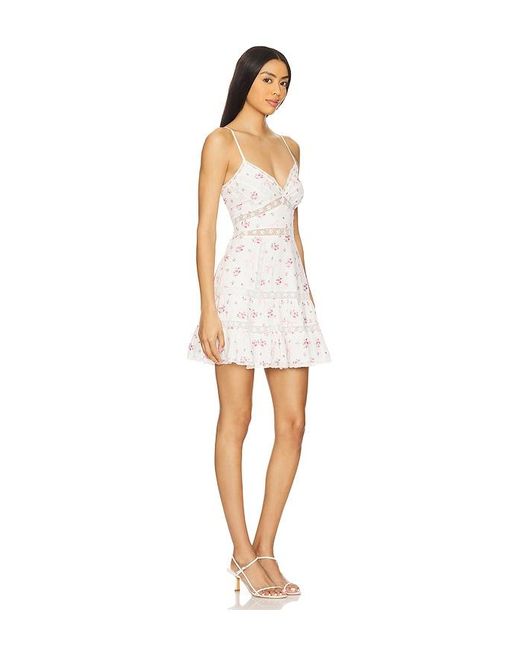 Vestido Solbina En Color Rosado Talla (También En M, Xl) LoveShackFancy de color White