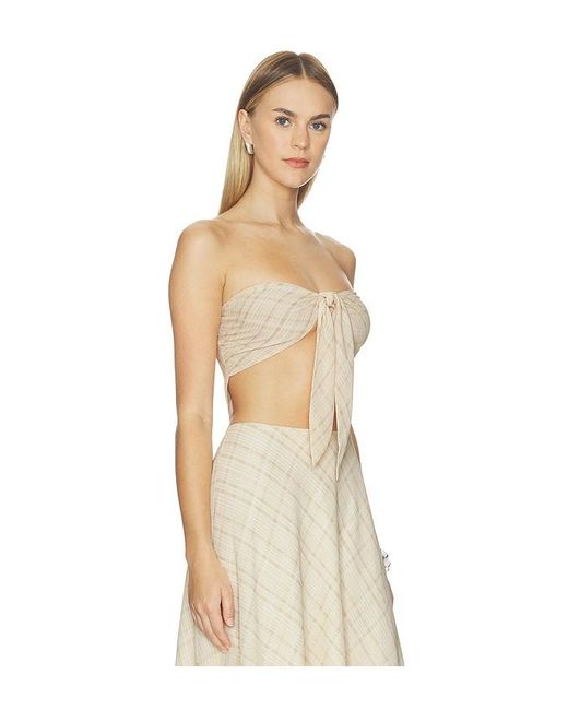 Lovers + Friends Natural Lucielle Top