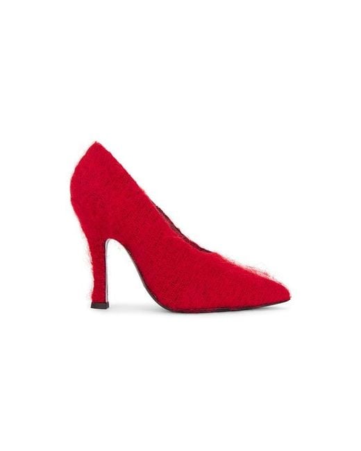Magda Butrym Red Loom Pump