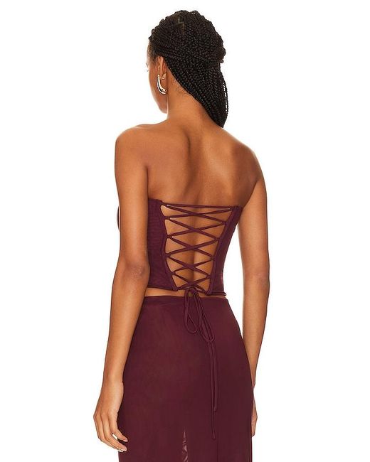 Camila Coelho Red Osiris Top
