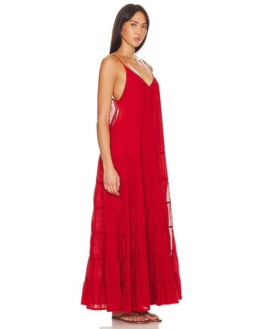 L*Space Red Goldie Coverup Dress