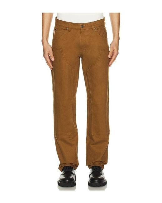 Iron & Resin Brown Lancaster Heavy Twill Pant for men