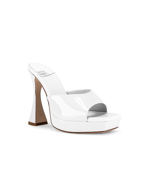 Jeffrey Campbell Hollywood Platform Mule in White Lyst