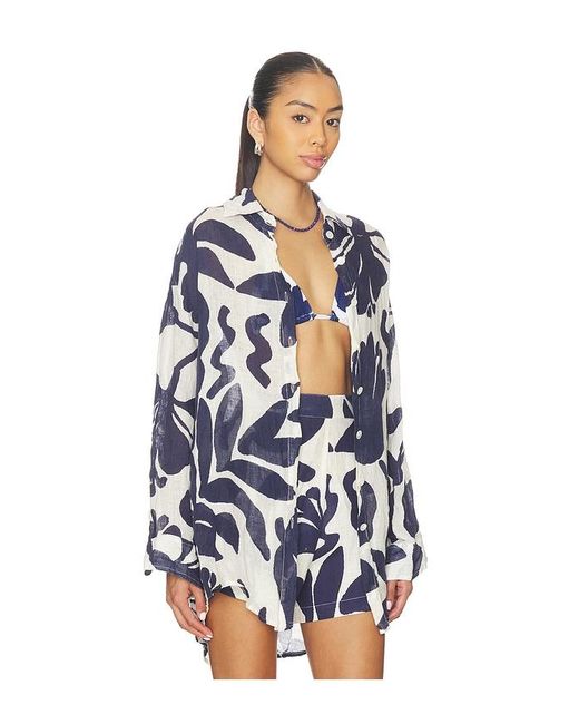 Vitamin A Blue Playa Boyfriend Shirt
