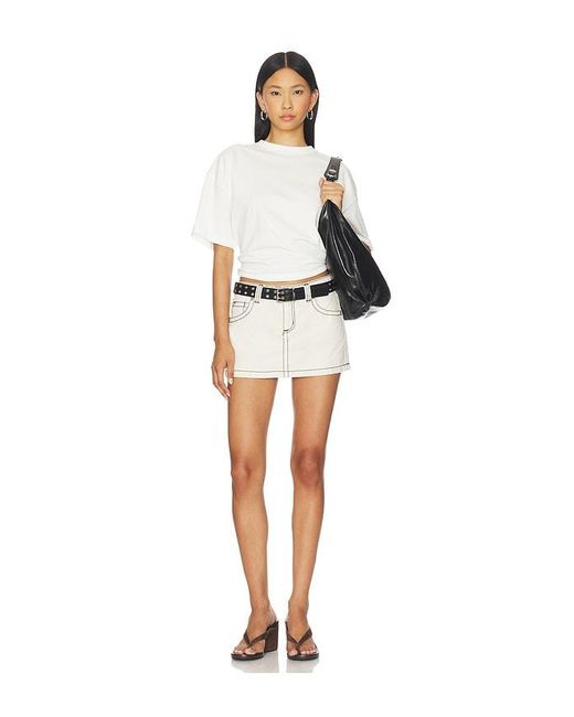 A.Brand White 99 Skirt