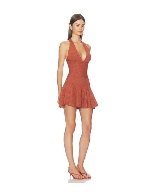 retroféte Red Azelma Knit Dress