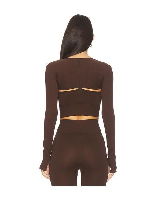 WellBeing + BeingWell Black Perrie Seamless Shrug