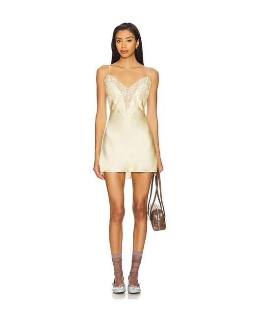 GUIZIO Multicolor Nova Slip Mini Dress