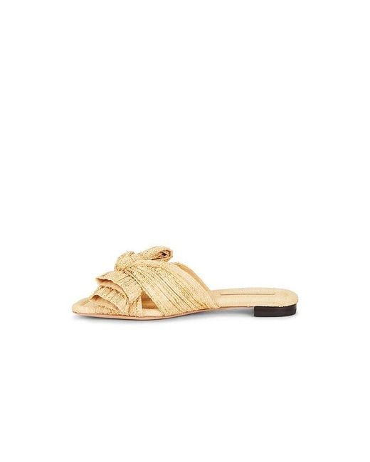 Loeffler Randall Metallic Daphne Bow Slide