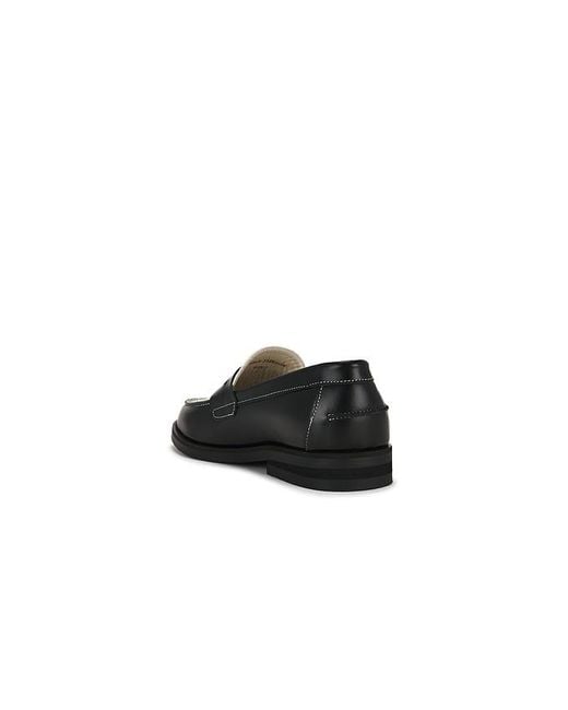 Duke & Dexter Black Wilde Ny Penny Loafer for men