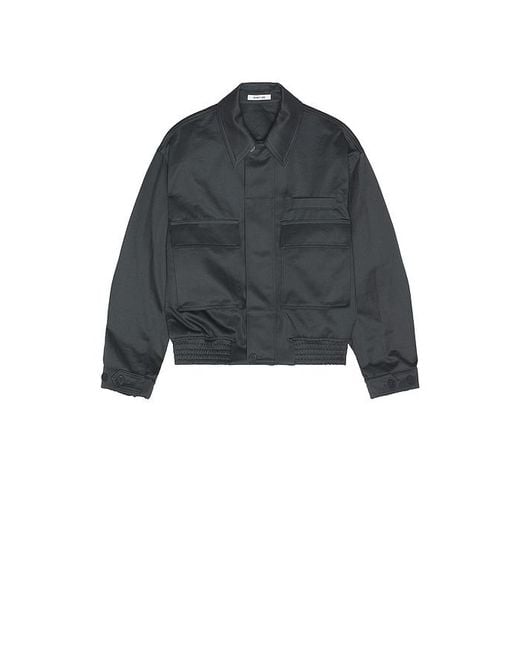 Helmut Lang Gray Shirt Bomber for men