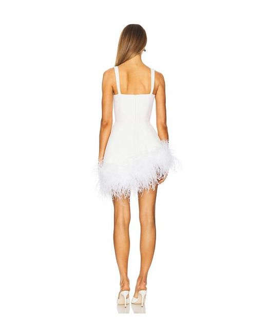 Santa Brands White Swan Mini Dress