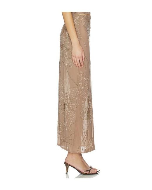 Nbd White Tanuja Maxi Skirt
