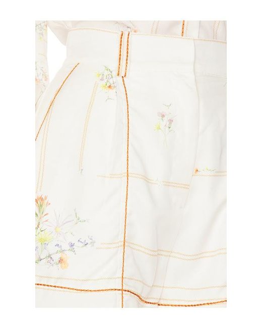 Sancia White The Monte Shorts