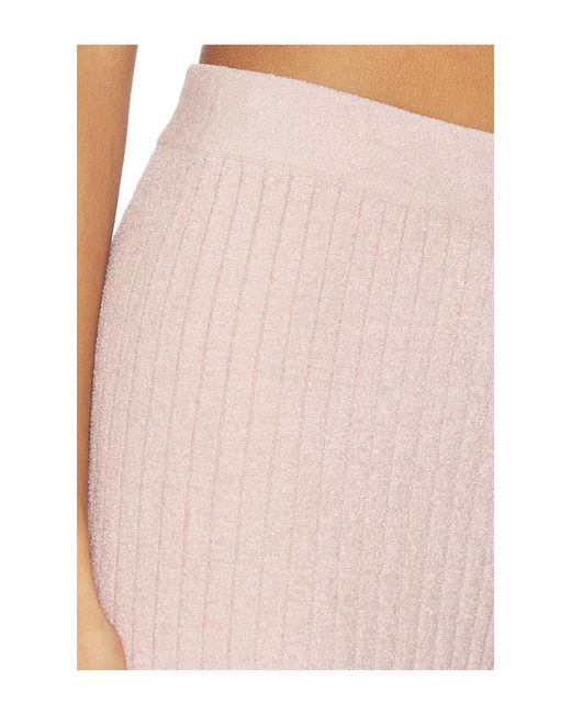 Barefoot Dreams Pink Cozychic Ultra Lite Textured Hem Rib Pant