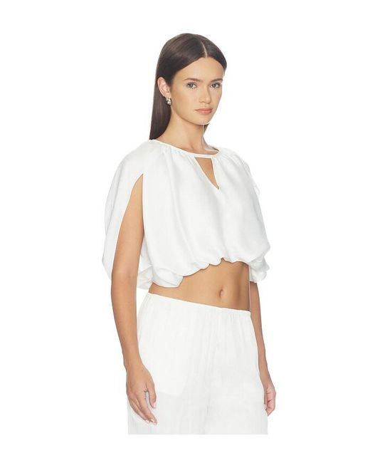 WeWoreWhat White Cape Bubble Top