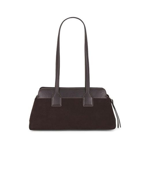 Flattered Black Greta Shoulder Bag