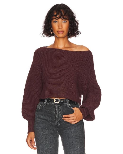 Friends Camille Off Shoulder Sweater in 