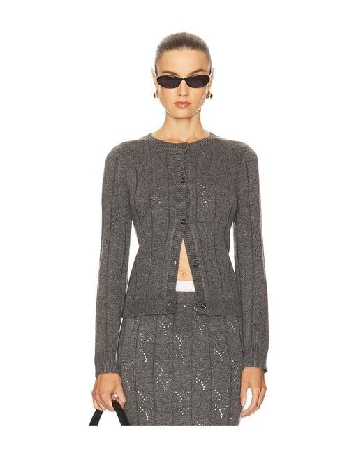 Line & Dot Black Alena Cardigan