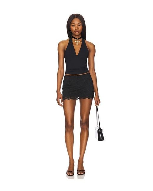Lovers + Friends Black Elliot Skort