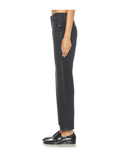 Pistola Black Lexi Midrise Bowed Straight Jeans