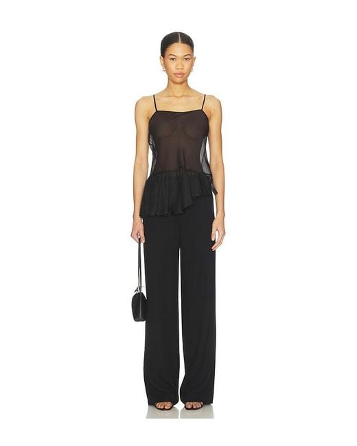 AYA MUSE Black Olyra Top